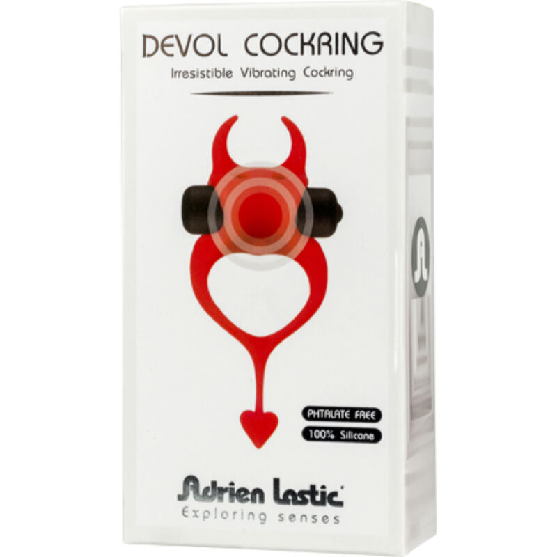 ADRIEN LASTIC - DEVOL COCKRING ANELL VIBRADOR VERMELL