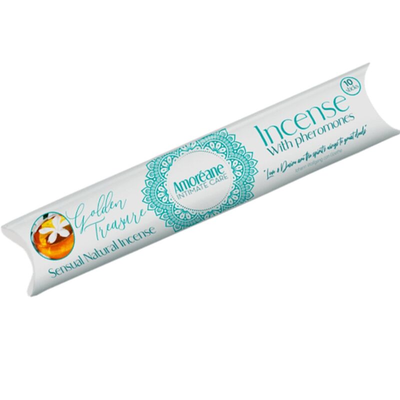 AMOREANE - GOLDEN TREASURE INCIENSO CON FEROMONAS AROMA JAZMÍN