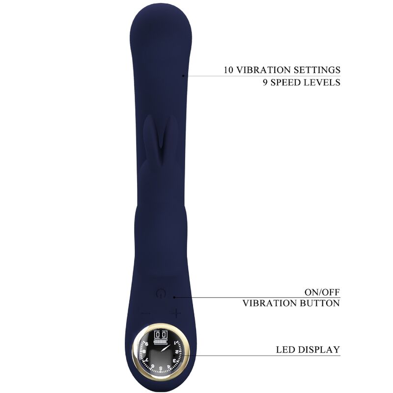 PRETTY LOVE - LAMAR RABBIT &amp; BLUE G-SPOT VIBRATOR