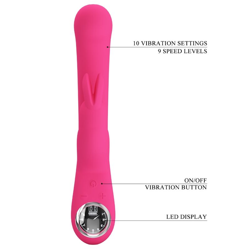 PRETTY LOVE - LAMAR RABBIT &amp; PINK G-SPOT VIBRATOR