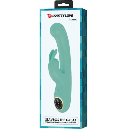 PRETTY LOVE - LAMAR RABBIT &amp; GREEN G-SPOT VIBRATOR