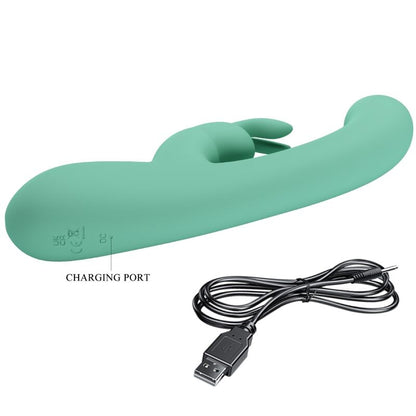 PRETTY LOVE - LAMAR RABBIT &amp; GREEN G-SPOT VIBRATOR