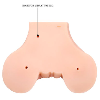 Bout Bull: vagina i anus amb malla realista amb vibracions