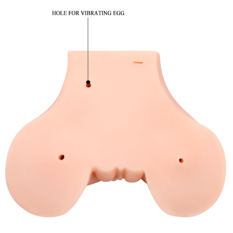 CRAZY BULL - VAGINA OCH ANUS MED REALISTISKT MESH MED VIBRATION