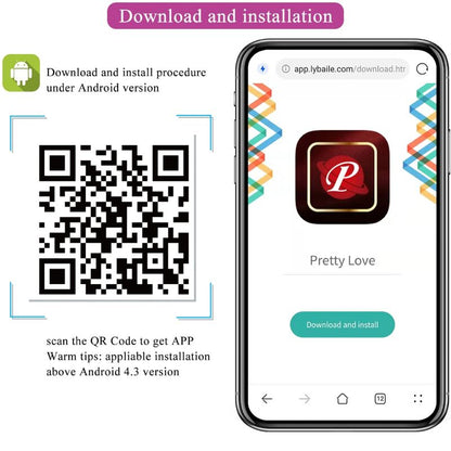 PRETTY LOVE - CATALINA HUEVO VIBRADOR RECARGABLE ROSA APP GRATUITA