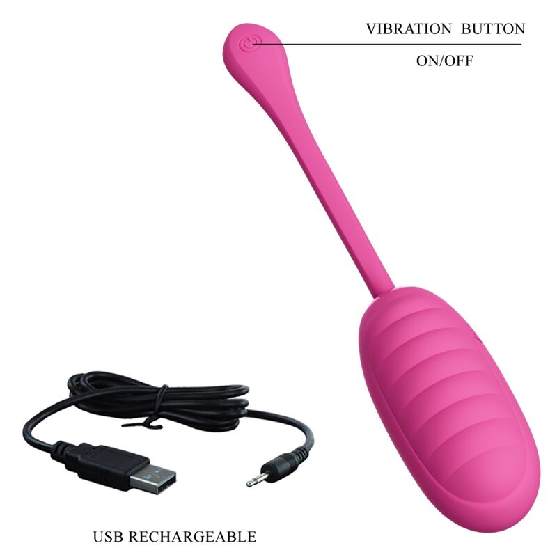 PRETTY LOVE - CATALINA RECHARGEABLE PINK VIBRATING EGG
