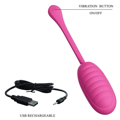 PRETTY LOVE - CATALINA HUEVO VIBRADOR RECARGABLE ROSA APP GRATUITA