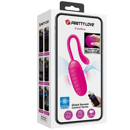 PRETTY LOVE - CATALINA HUEVO VIBRADOR RECARGABLE ROSA APP GRATUITA