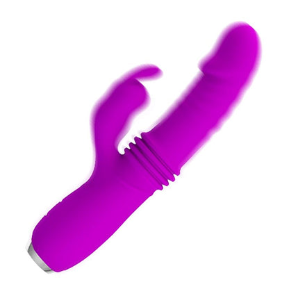 PRETTY LOVE - DOROTHY RECHARGEABLE PURPLE RABBIT VIBRATOR