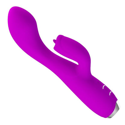 PRETTY LOVE - GLORIA RECHARGEABLE WATERPROOF RABBIT VIBRATOR PURPLE