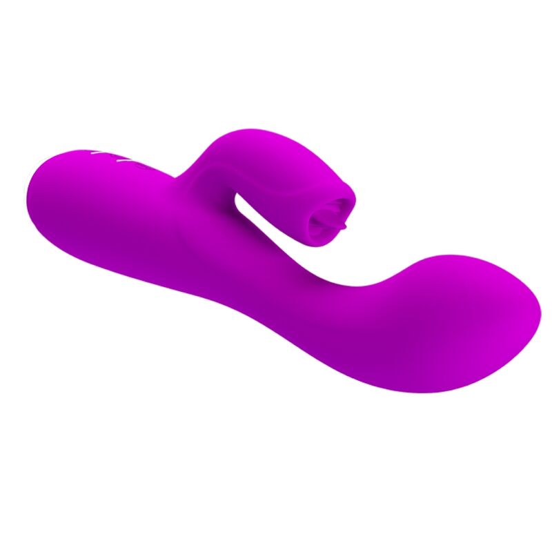 PRETTY LOVE - GLORIA RECHARGEABLE WATERPROOF RABBIT VIBRATOR PURPLE