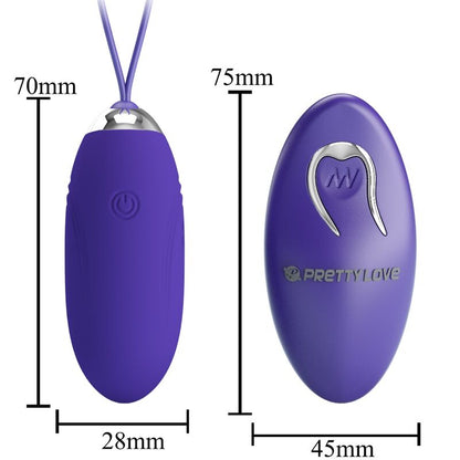 PRETTY LOVE - JENNY YOUTH REMOTE CONTROL VIBRATING EGG VIOLET