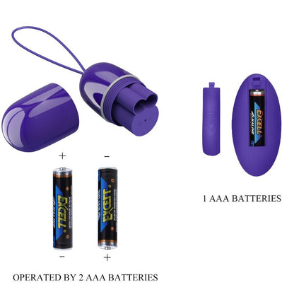 PRETTY LOVE - ARVIN YOUTH REMOTE CONTROL VIBRATING EGG VIOLET