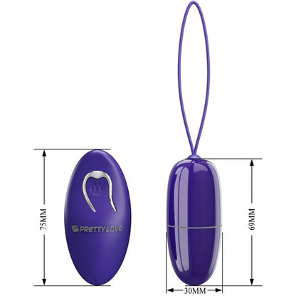 PRETTY LOVE - SELKIE YOUTH MINI VIBRATING EGG REMOTE CONTROL VIOLET