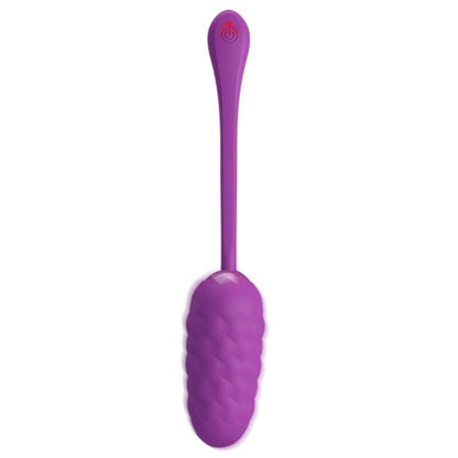 PRETTY LOVE - RECHARGEABLE MARINE TEXTURED VIBRATING EGG PURPLE