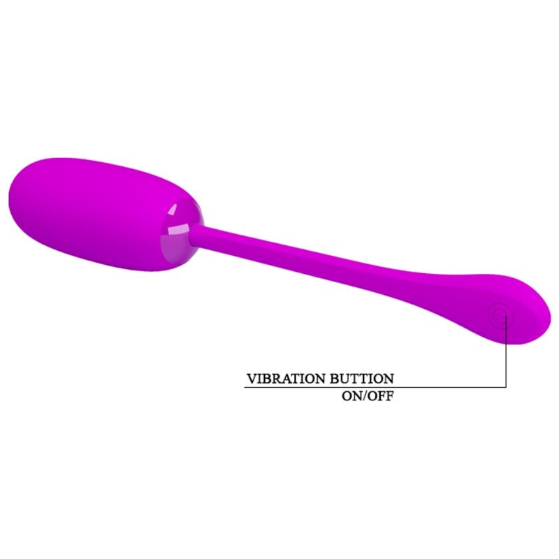 PRETTY LOVE - JULIUS WATERPROOF &amp; RECHARGEABLE VIBRATING EGG PURPLE