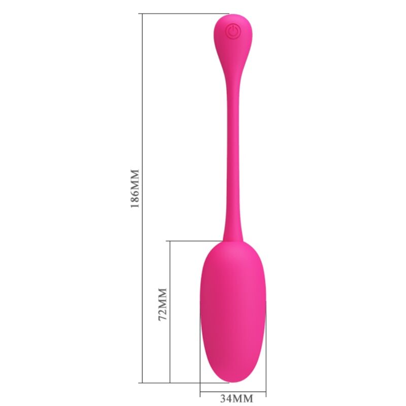 PRETTY LOVE - KNUCKER RECHARGEABLE PINK VIBRATING EGG