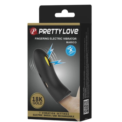 PRETTY LOVE - MARICO BLACK ELECTRO-STUMULATOR FINGER COVER