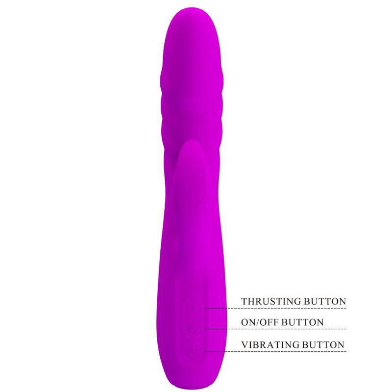 PRETTY LOVE - MELANIE RECHARGEABLE BUNNY VIBRATOR PURPLE