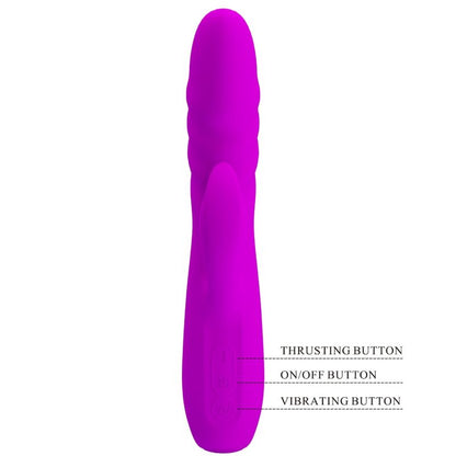 PRETTY LOVE - MELANIE RECHARGEABLE BUNNY VIBRATOR PURPLE
