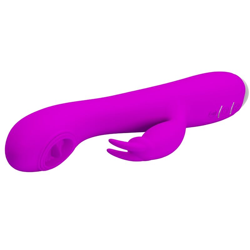 PRETTY LOVE - RACHEL RECHARGEABLE VIBRATOR WITH SUCTION CUP PURPLE
