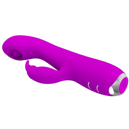 PRETTY LOVE - RACHEL RECHARGEABLE VIBRATOR WITH SUCTION CUP PURPLE