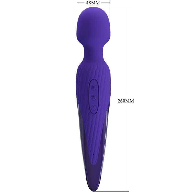 PRETTY LOVE - ANTONY YOUTH VIBRATOR WAND WITH VIOLET HEAT EFFECT