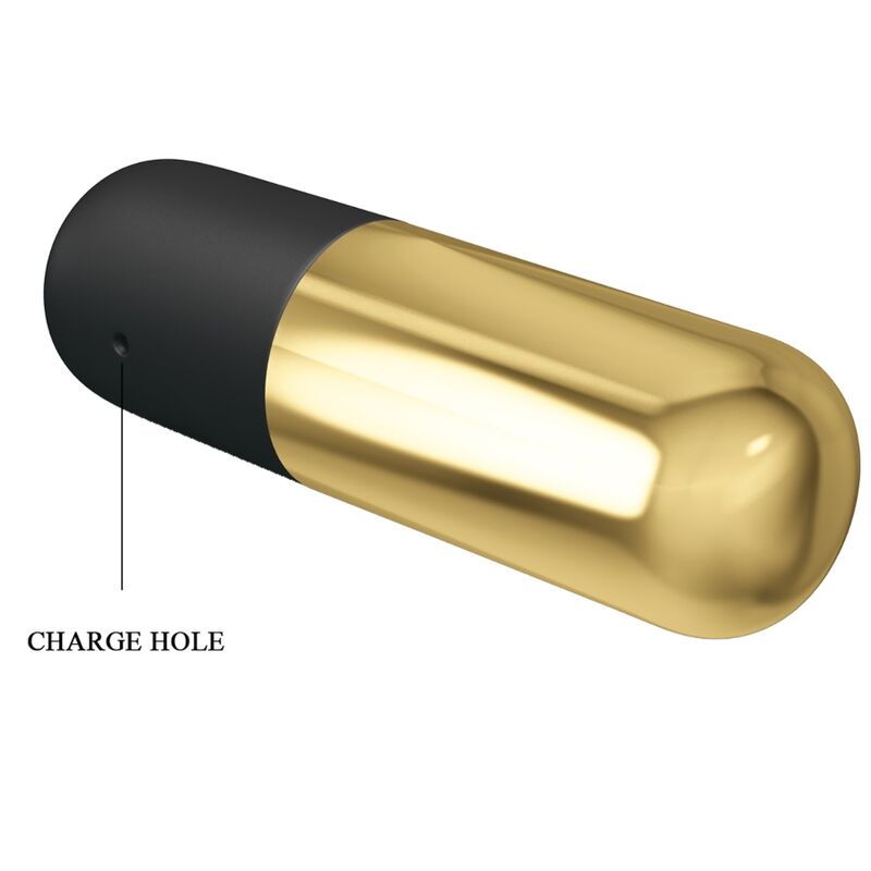 PRETTY LOVE - RECHARGEABLE BULLET VIBRATOR GOLD