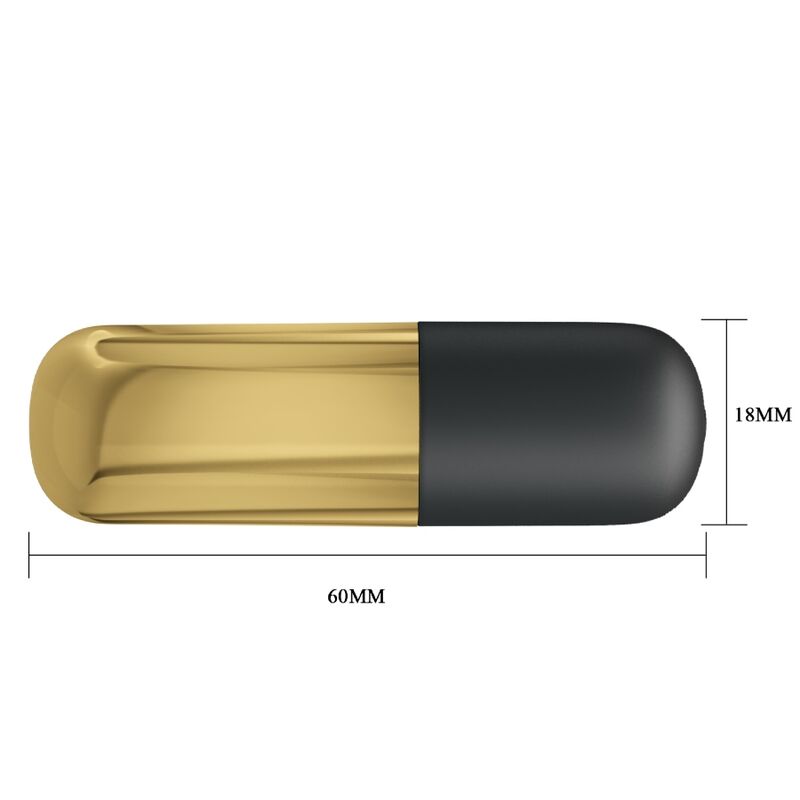 PRETTY LOVE - RECHARGEABLE BULLET VIBRATOR GOLD