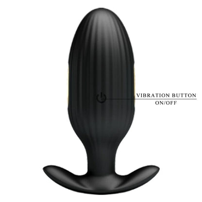PRETTY LOVE - JEFFERSON APP-CONTROLLED ANAL PLUG BLACK