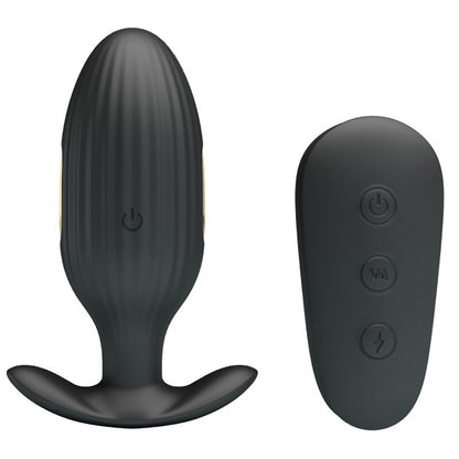PRETTY LOVE - KELLY PLUG RECHARGEABLE ANAL VIBRATOR BLACK