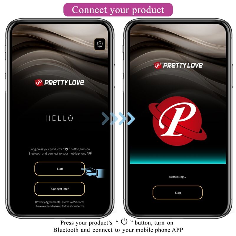 PRETTY LOVE - JEFFERSON APP-CONTROLLED ANAL PLUG BLACK