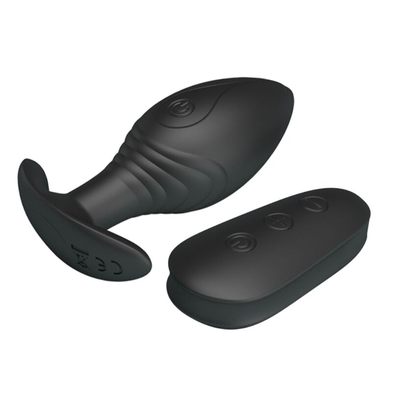 PRETTY LOVE - REGINA PLUG RECHARGEABLE ANAL VIBRATOR BLACK
