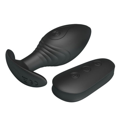 PRETTY LOVE - REGINA PLUG RECHARGEABLE ANAL VIBRATOR BLACK