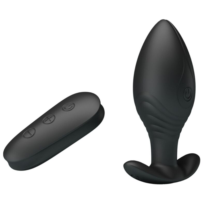 PRETTY LOVE - REGINA PLUG RECHARGEABLE ANAL VIBRATOR BLACK