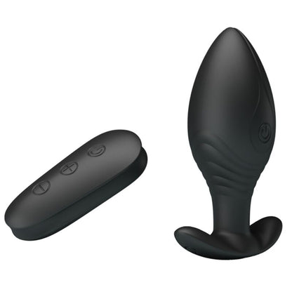 PRETTY LOVE - REGINA PLUG RECHARGEABLE ANAL VIBRATOR BLACK