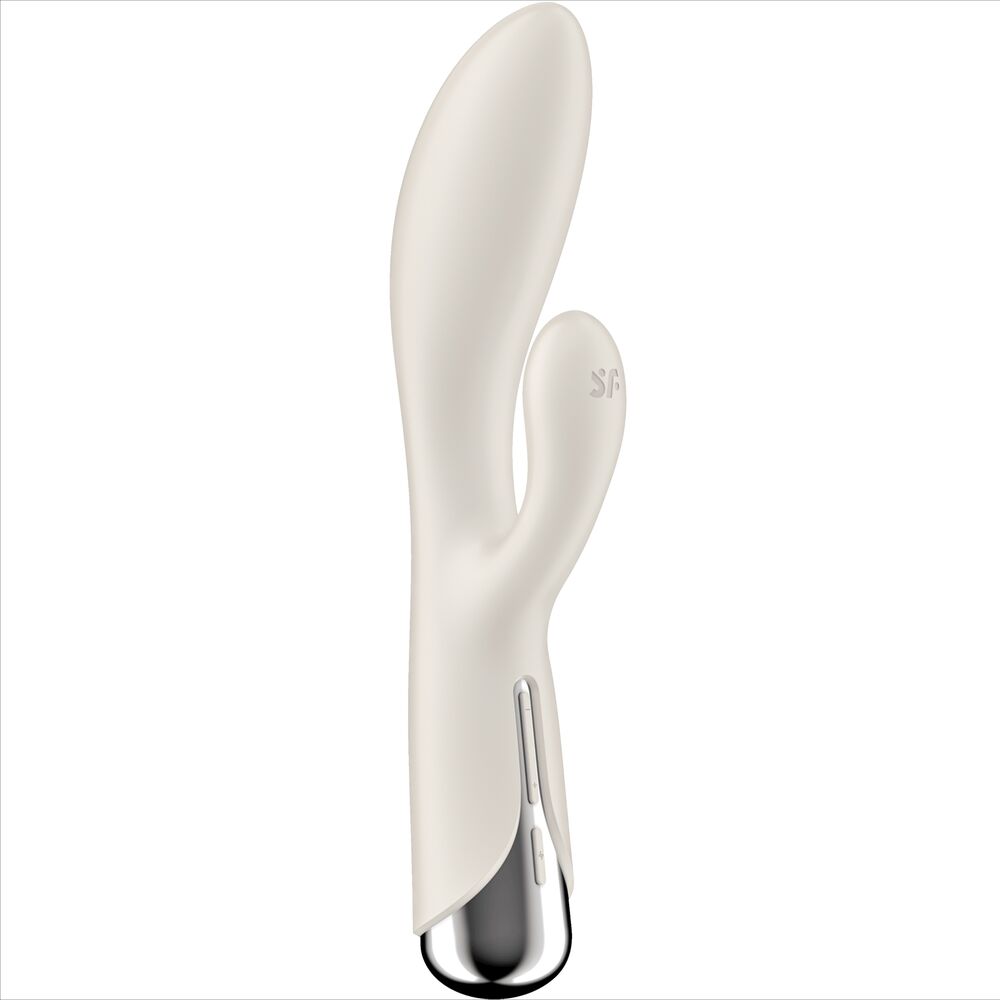 SATISFYER - SPINNING RABBIT 1 ESTIMULACION CLITORIS Y PUNTO G BEIGE