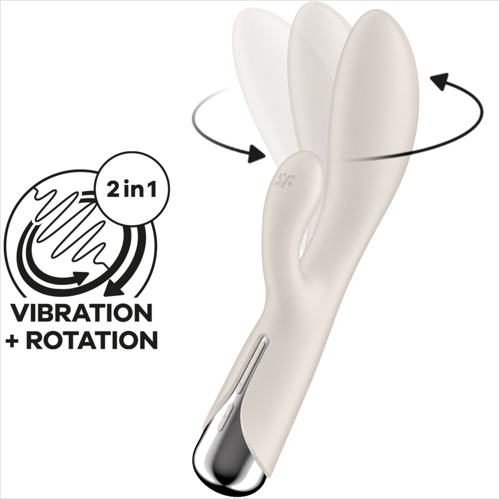 SATISFYER - SPINNING RABBIT 1 ESTIMULACION CLITORIS Y PUNTO G