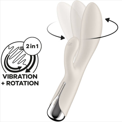SATISFYER - SPINNING RABBIT 1 ESTIMULACION CLITORIS Y PUNTO G
