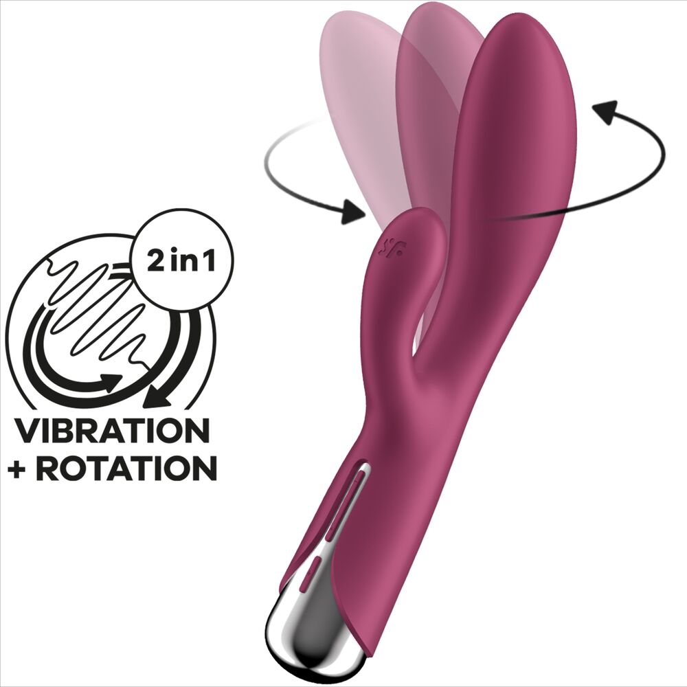 SATISFYER - SPINNING RABBIT 1 ESTIMULACION CLITORIS Y PUNTO G