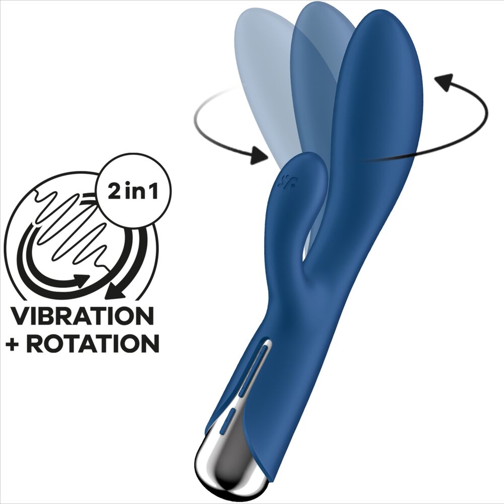 SATISFYER - SPINNING RABBIT 1 ESTIMULACION CLITORIS Y PUNTO G