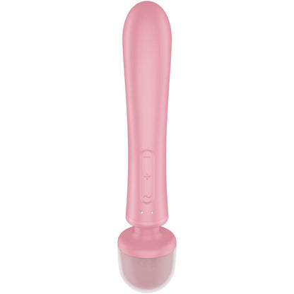 SATISFYER - TRIPLE LOVER RABBIT PINK VIBRATING MASSAGER