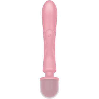 SATISFYER - TRIPLE LOVER RABBIT PINK VIBRATING MASSAGER