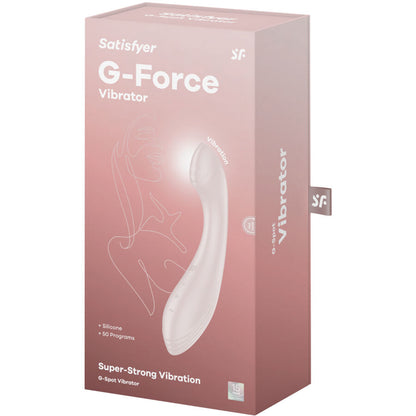 SATISFYER - G-FORCE G-SPOT VIBRATING STIMULATOR BEIGE
