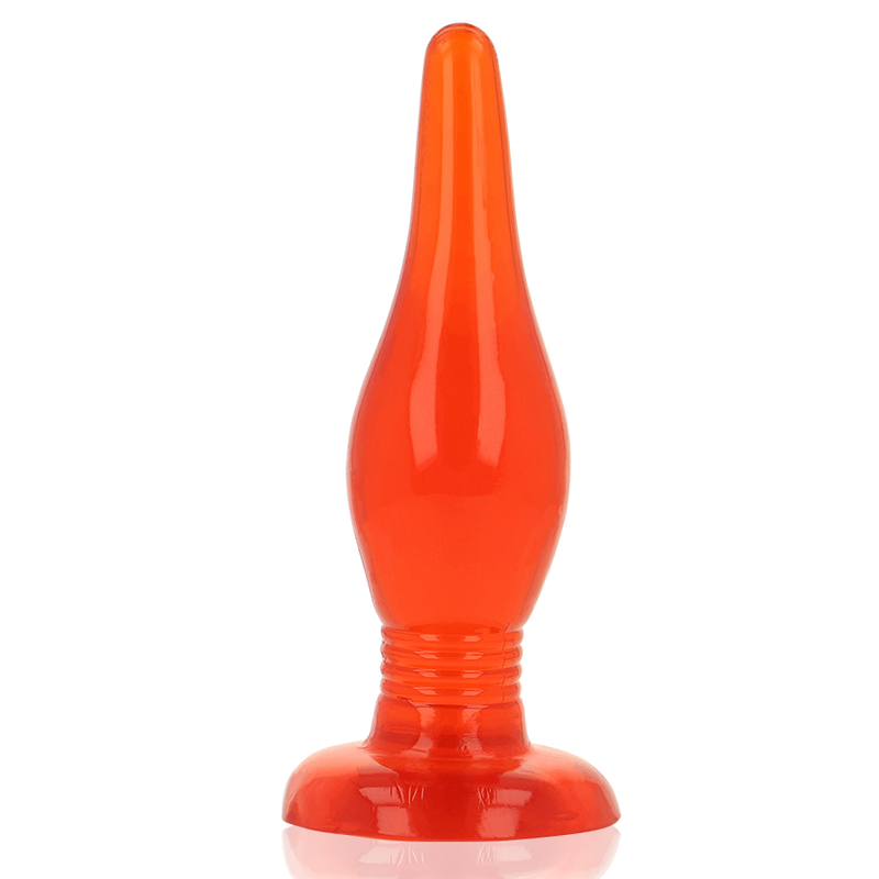 BRINQUEDO - PLUG ANAL TATO SUAVE VERMELHO 14.2 CM