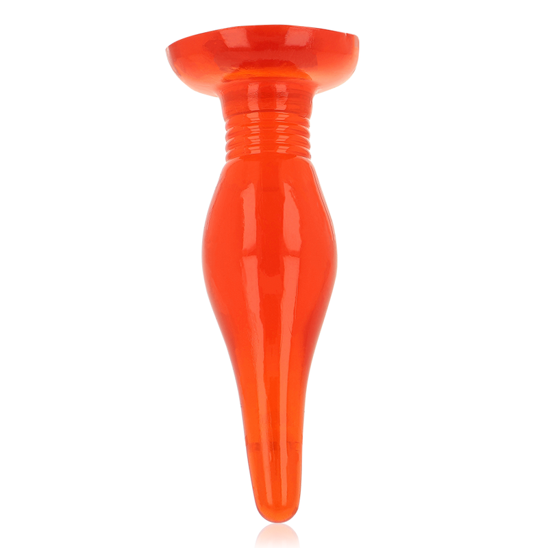 BRINQUEDO - PLUG ANAL TATO SUAVE VERMELHO 14.2 CM