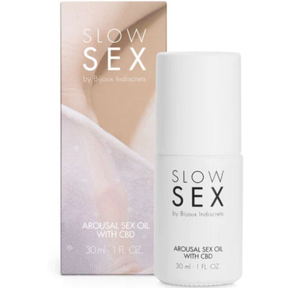 BIJOUX - SLOW SEX SEX MASSAGE OIL WITH CBD 30 ML