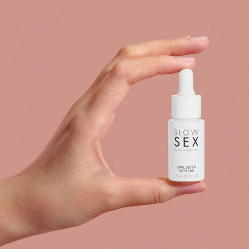 BIJOUX INDISCRETS - SLOW SEX ACEITE SEXO ORAL CON CBD 15 ML