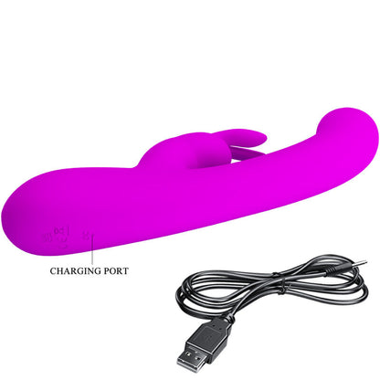 PRETTY LOVE - LAMAR RABBIT &amp; VIOLET G-SPOT VIBRATOR