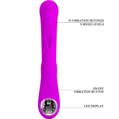 PRETTY LOVE - LAMAR RABBIT &amp; VIOLET G-SPOT VIBRATOR